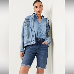 High-Waisted Wow Jean Shorts